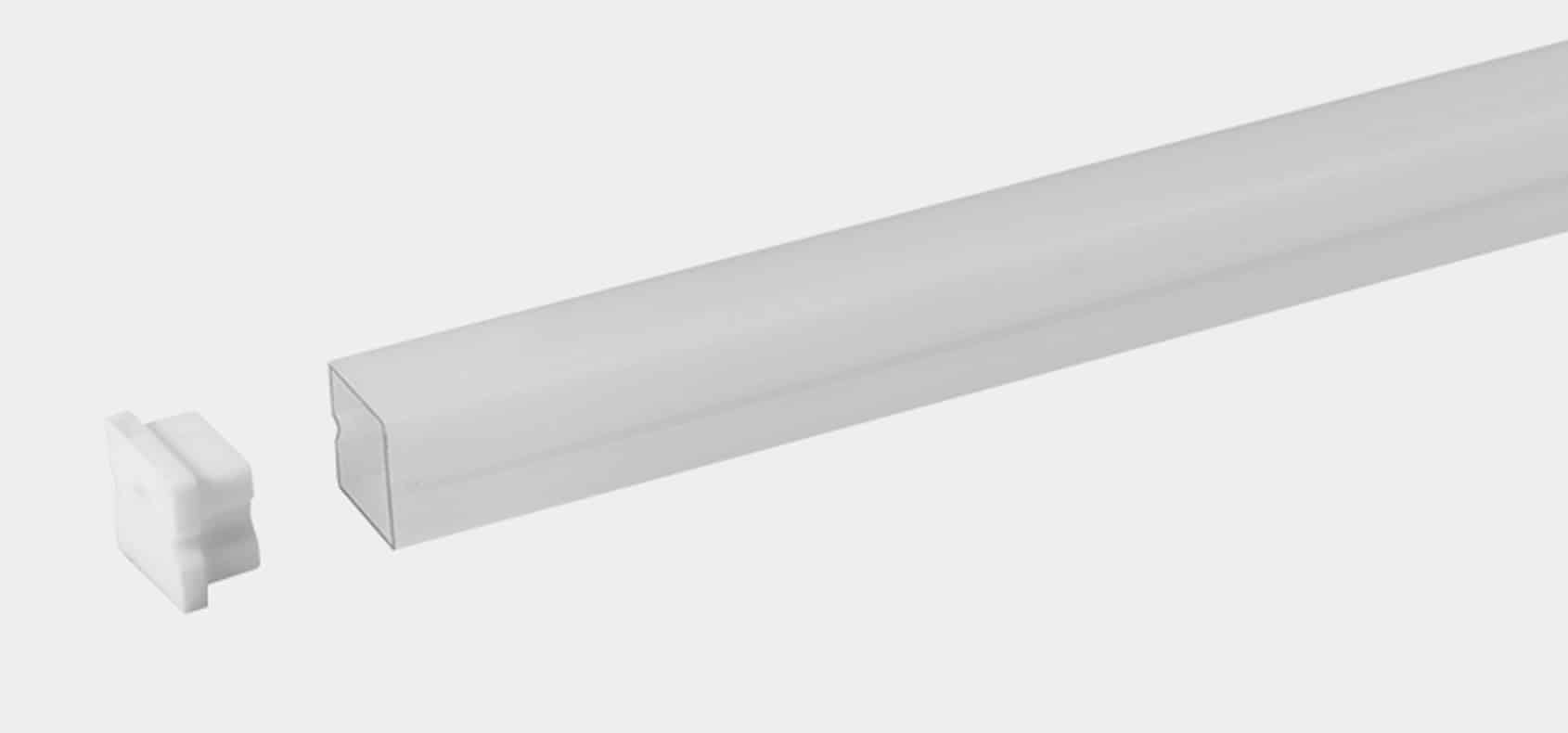 Waterproof lighting profile for IP65 linear lighting