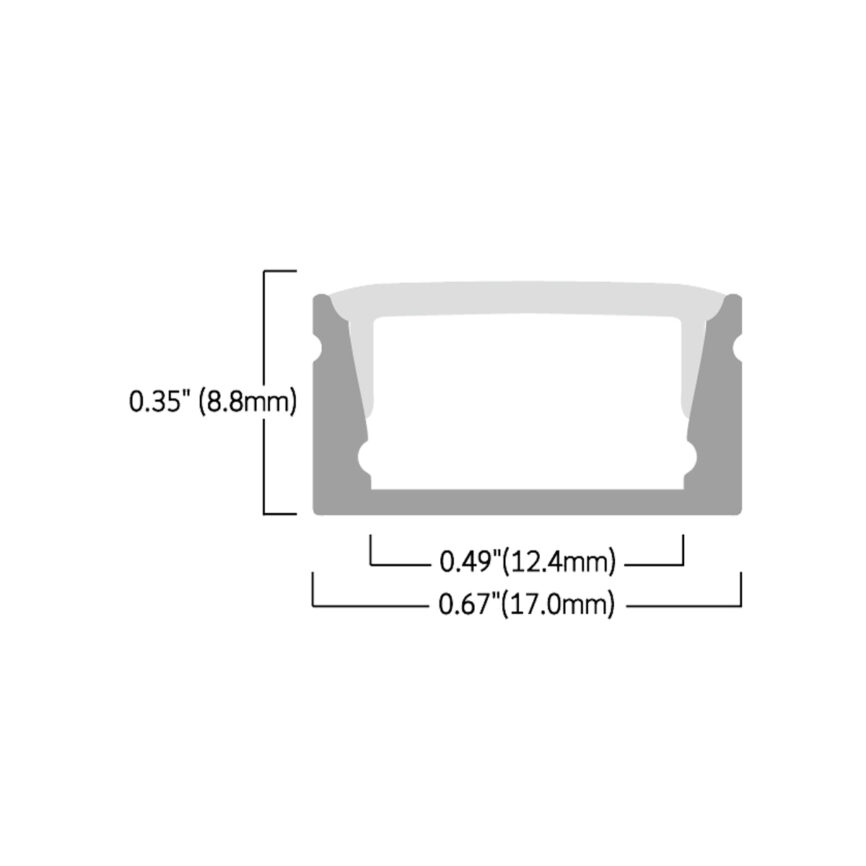 RLL037 Cove Profile Lighting – Modern Aluminum LED Cove Lighting for Seamless Architectural Integration