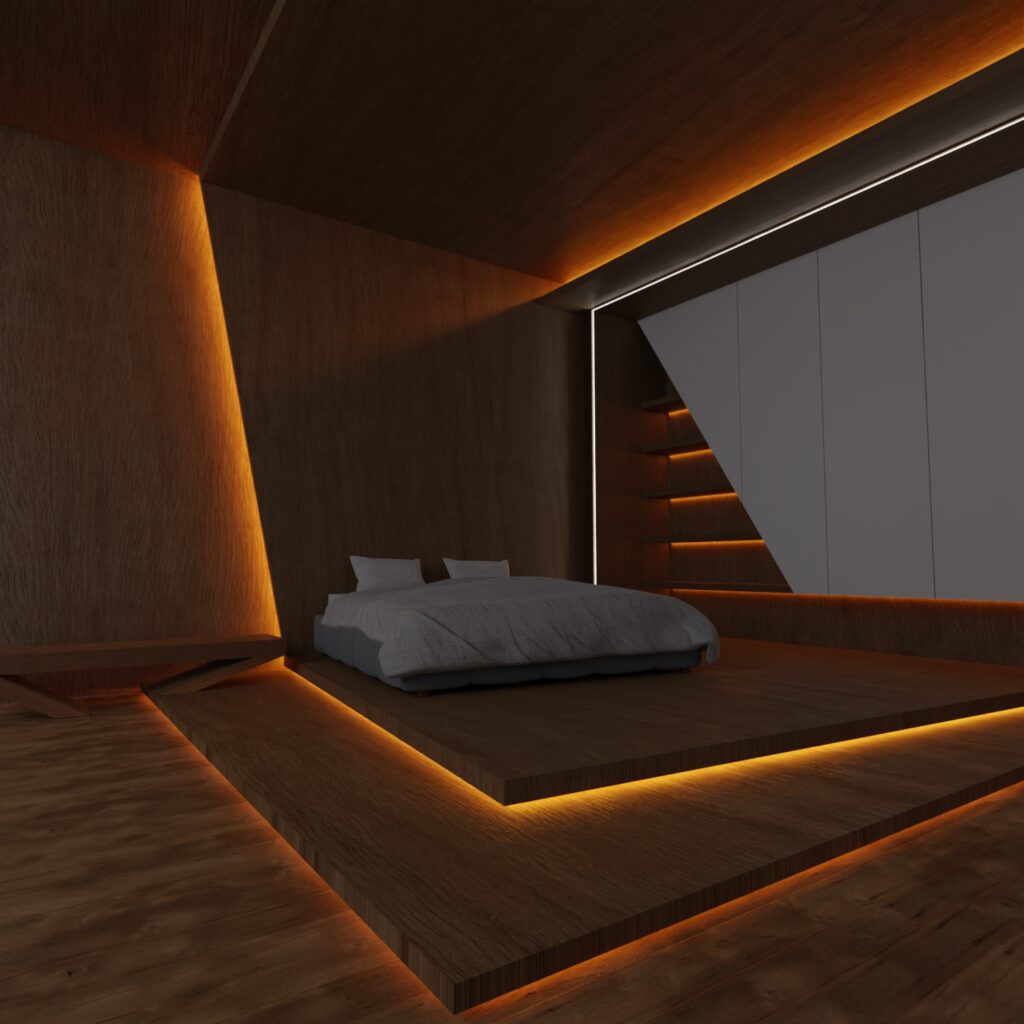 Supercove lighting by RHEA LED Linear – seamless ambient LED illumination for premium interiors and architectural designs